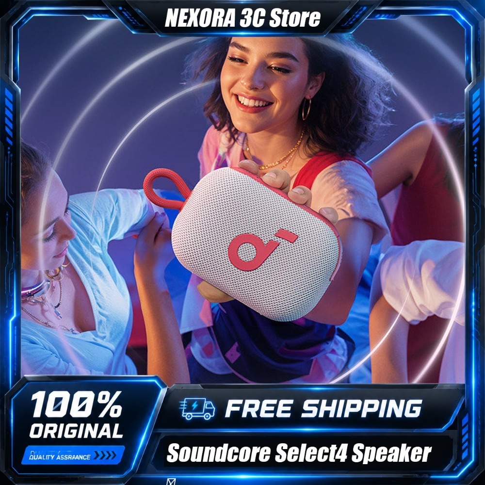 Anker Speaker Soundcore Mini - Soundcore Select 4 Go Bluetoothスピーカー（Anker製）IP67防水ポータブルミニワイヤレス屋外シャワー用スピーカーTWS低音