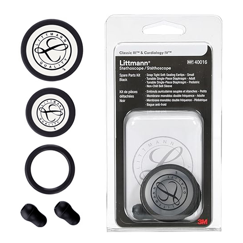 Silicone Ear Tip Replacement - 医療用聴診器スペアパーツ交換アクセサリー調整可能なダイアフラムリム組立キット40016（3mリットマンクラシックIII D2用）
