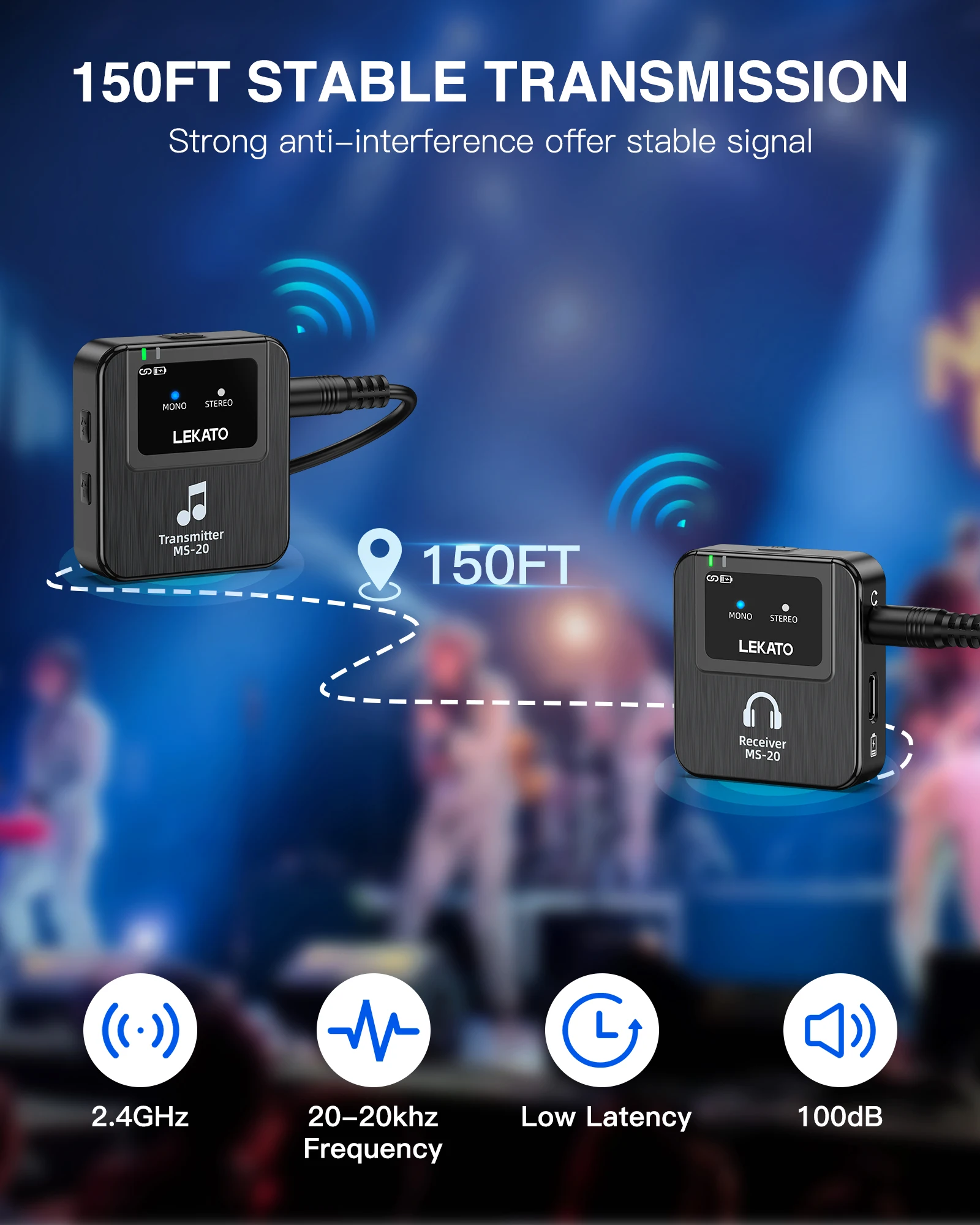 Lekato ワイヤレスインイヤーモニター MS-20 充電 - In Ear Monitor Iem のレビューと価格
