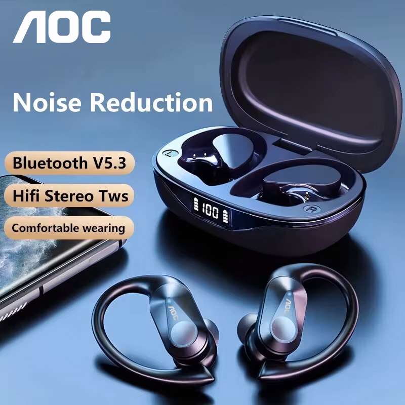 Choice AOC スポーツ ヘッドセット ワイヤレス B - Sports Earphone Hook のレビューと価格