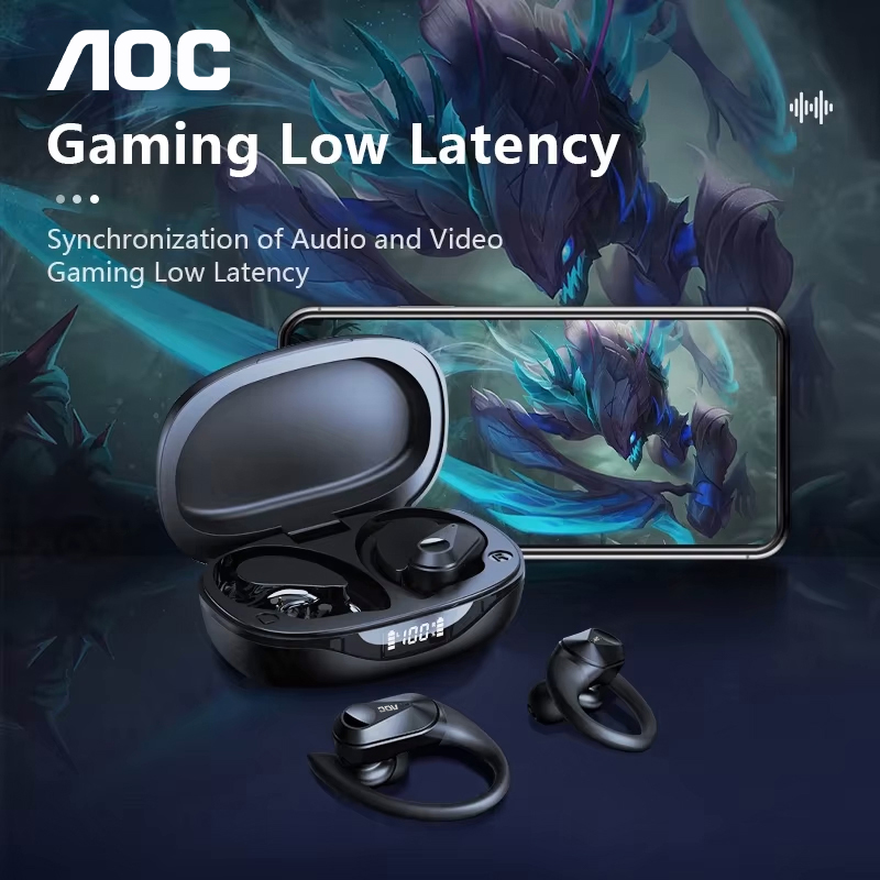 Choice AOC スポーツ ヘッドセット ワイヤレス B - Sports Earphone Hook のレビューと価格