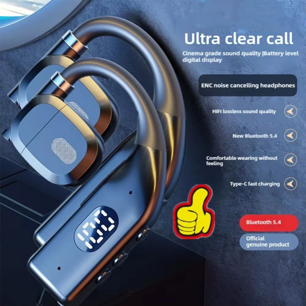 新しい Bluetooth 5.4 ワイヤレス Blueto - Bluetooth Headset On Ear のレビューと価格